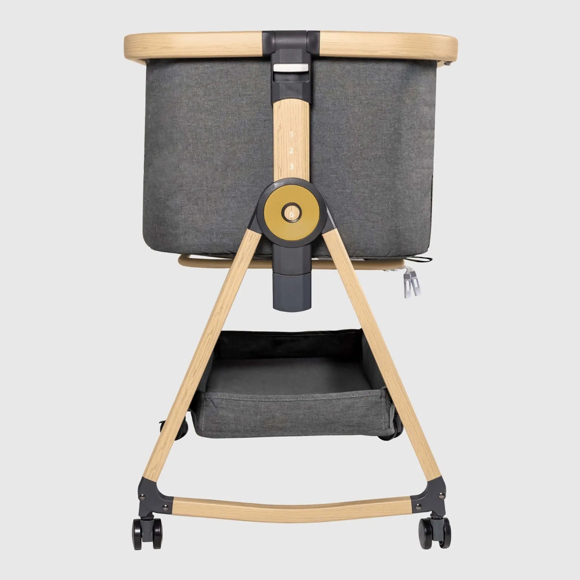 Little Riders Baby Bassinette with Mattress, Rocking Crib Co-sleeping cradle with Mosquito net