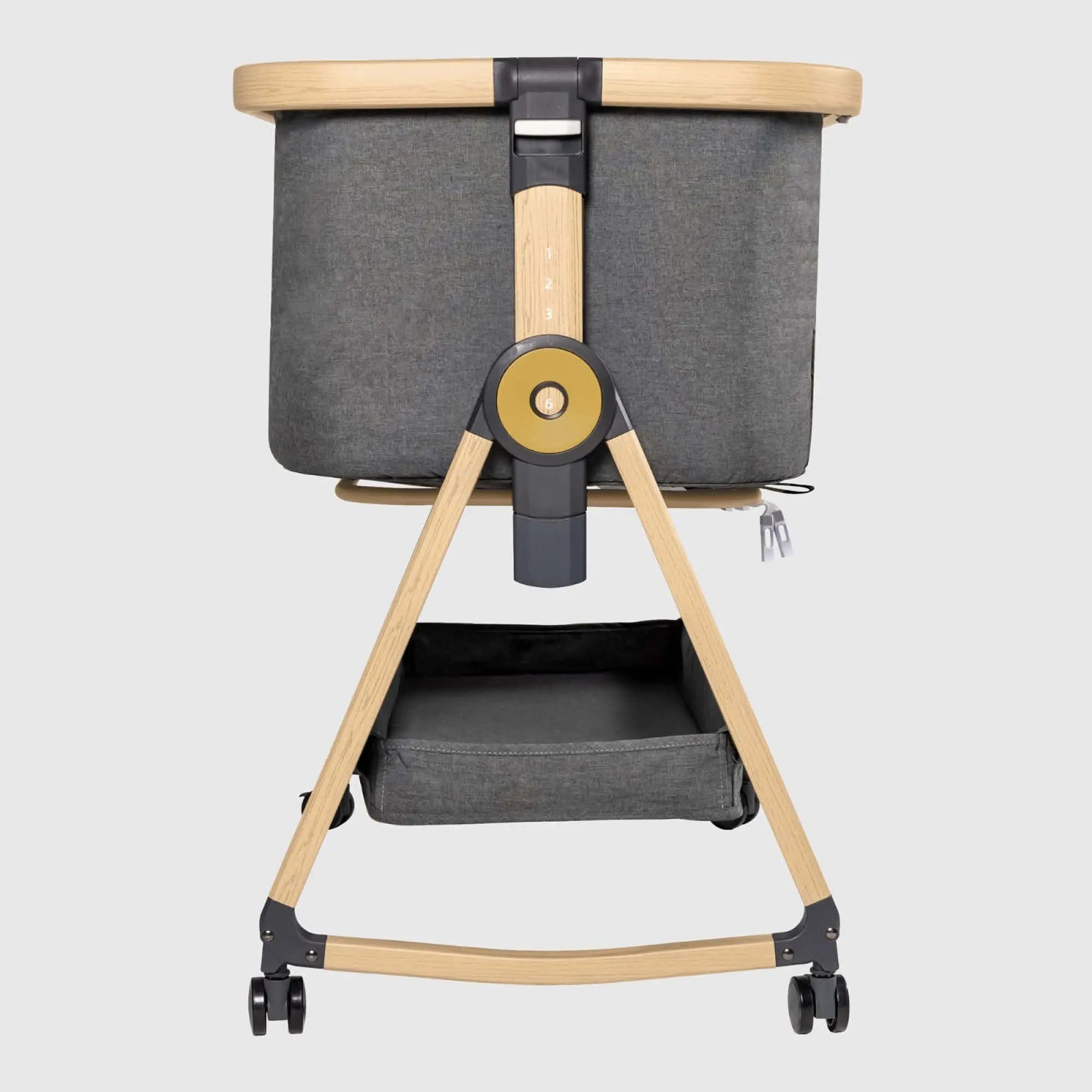 Little Riders Baby Bassinette with Mattress, Rocking Crib Co-sleeping cradle with Mosquito net