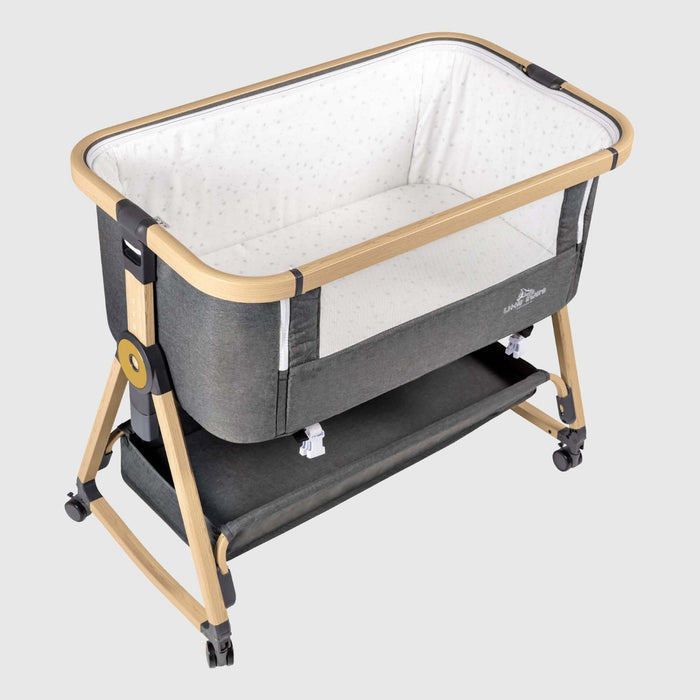 Little Riders Baby Bassinette with Mattress, Rocking Crib Co-sleeping cradle with Mosquito net