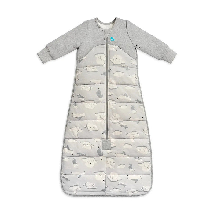 Love to Dream Sleep Bag 3.5 Tog South Pole Grey Baby Little Planet