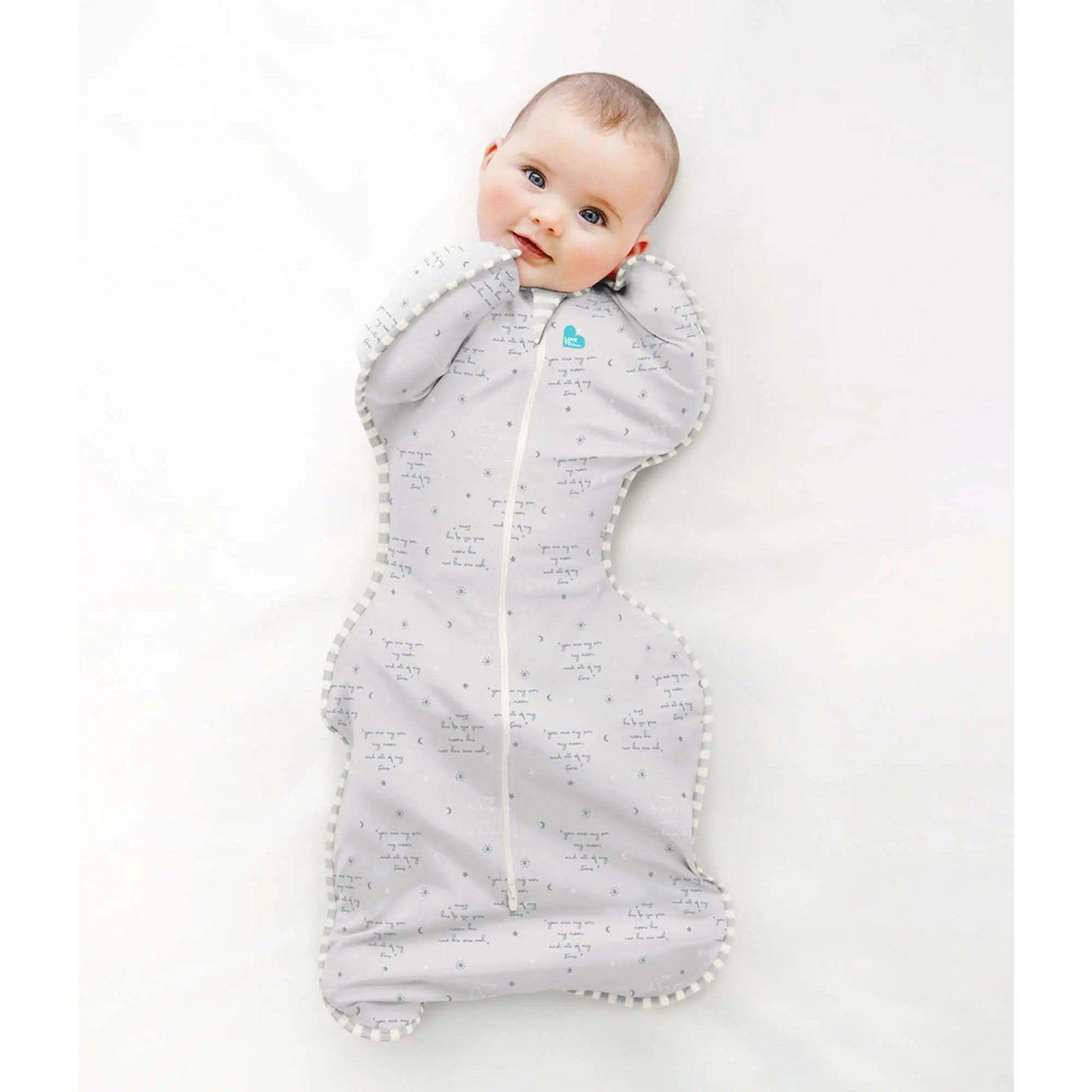 Love to Dream Swaddle Up Lite 0.2 Tog - You Are My Grey  
