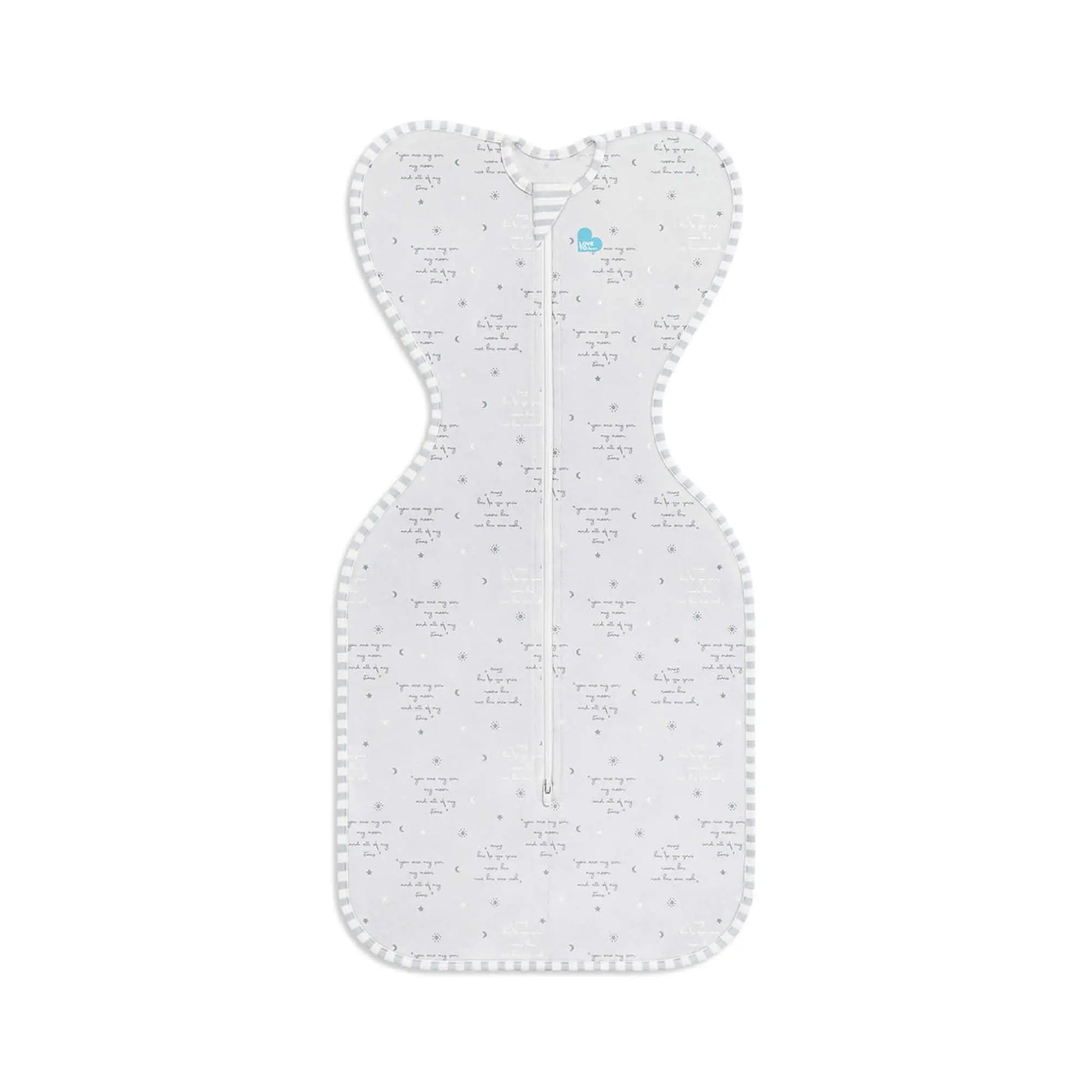 Love to Dream Swaddle Up Lite 0.2 Tog - You Are My Grey  