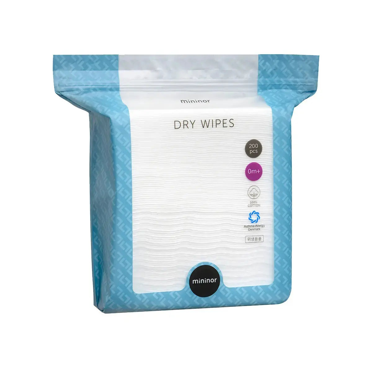 Mininor Dry Wipes – 200 Pack