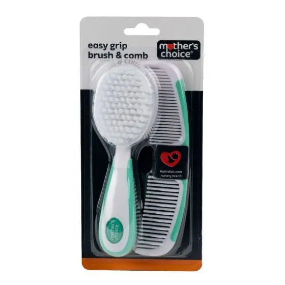 Mother's Choice Easy Grip Brush & Comb