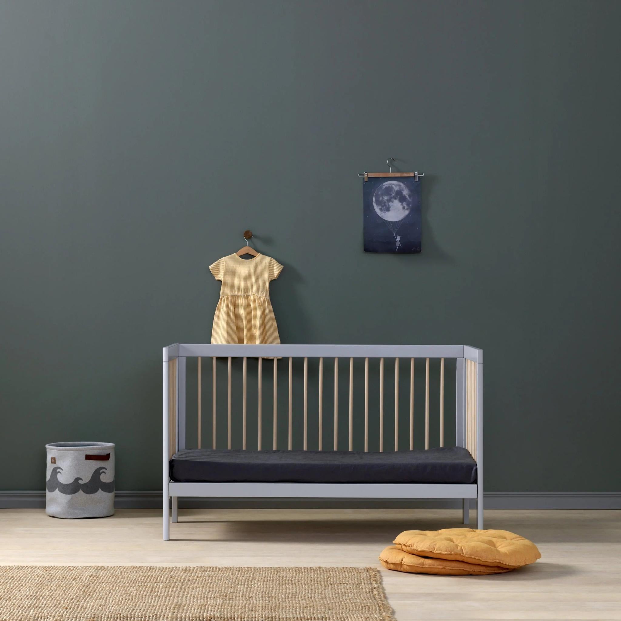 Troll Lukas Two Tone Cot-Nursery Furniture - Cots-Baby Little Planet Hoppers Crossing