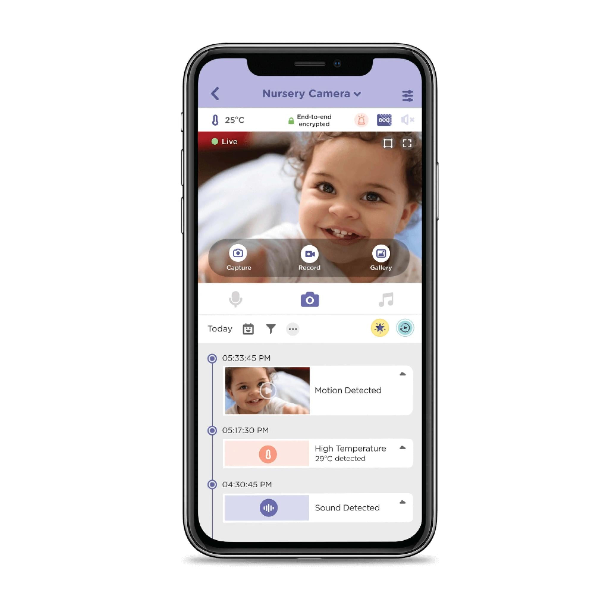 Oricom OBH430 Smart 4.3 WiFi Video Baby Monitor With Remote Access  