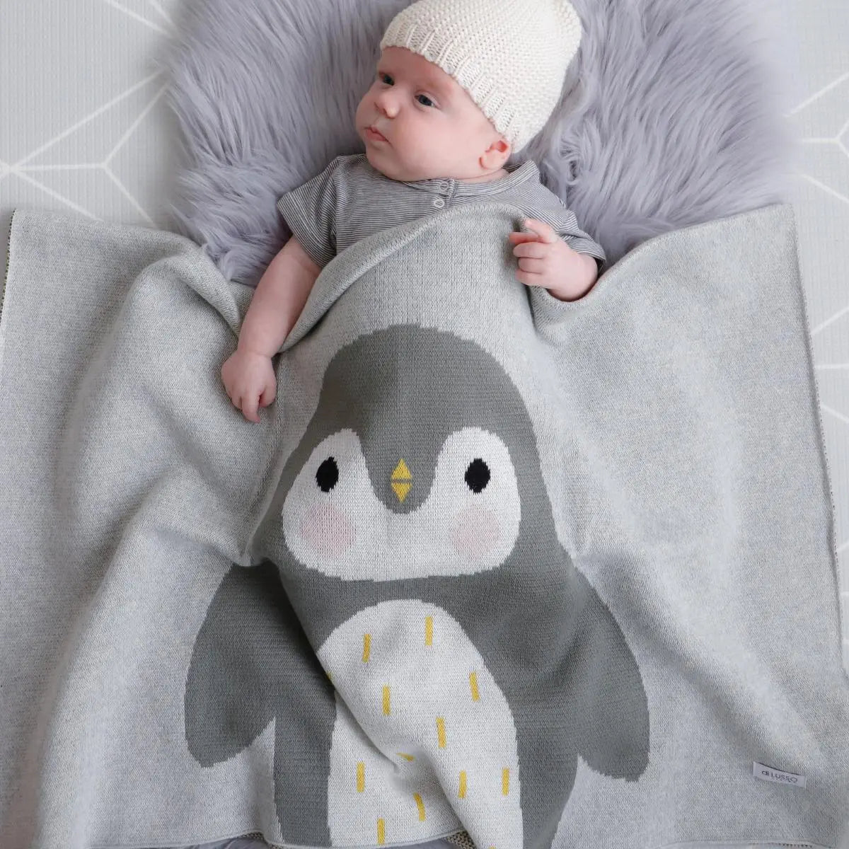 Di Lusso Living Baby Blanket-Bedtime - Blankets-Baby Little Planet