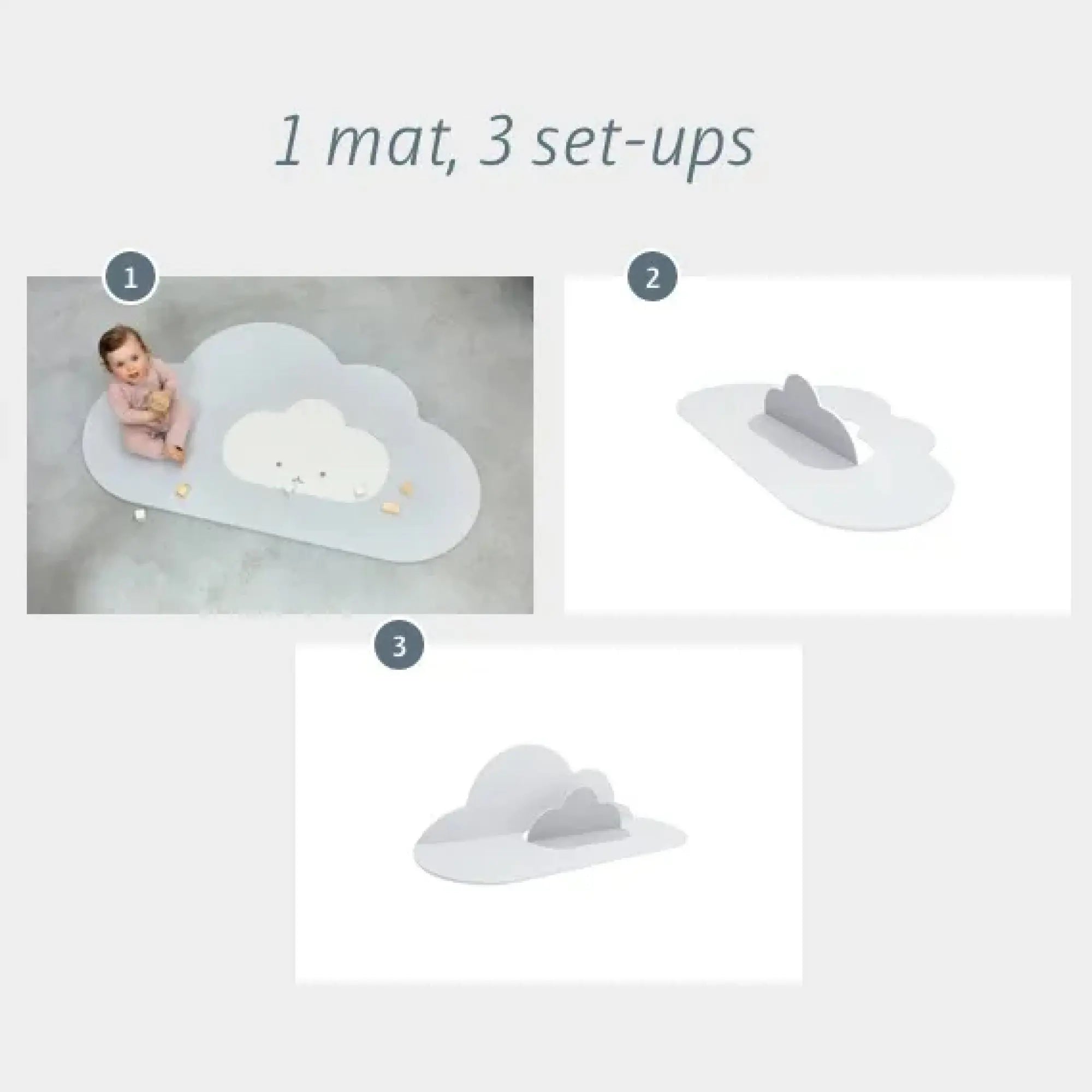 Quut Head in the Clouds Playmat Small-Playtime - Mat Gym-Baby Little Planet