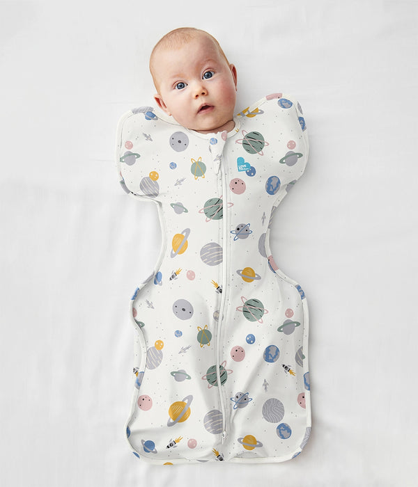 Love to Dream Swaddle Up Lite 0.2 Tog Space Print - Designer Collection