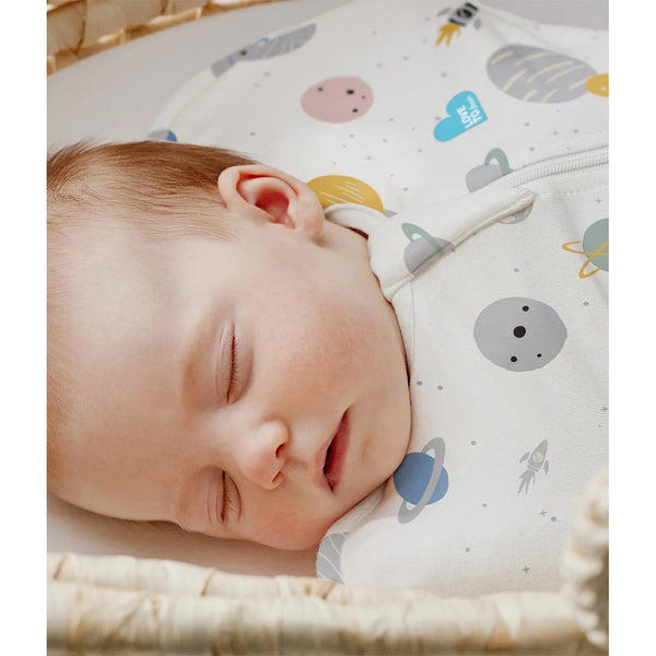 Love to Dream Swaddle Up Lite 0.2 Tog Space Print - Designer Collection