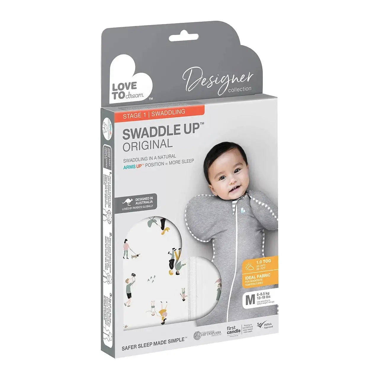 Love to Dream Swaddle Up Original 1.0 Tog Community Print - Designer Collection  