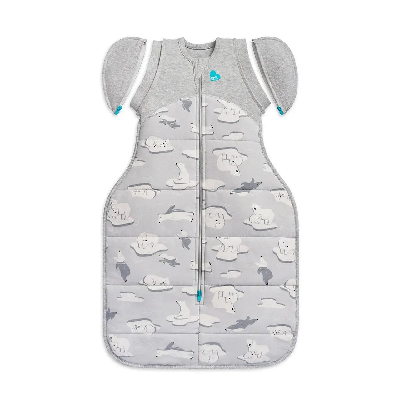 Love to Dream Swaddle Up Transition Bag Extra Warm 3.5 Tog - South Pole Grey  