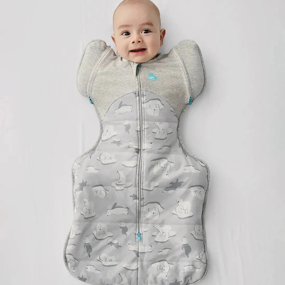 Love to Dream Swaddle Up Transition Bag Extra Warm 3.5 Tog - South Pole Grey  