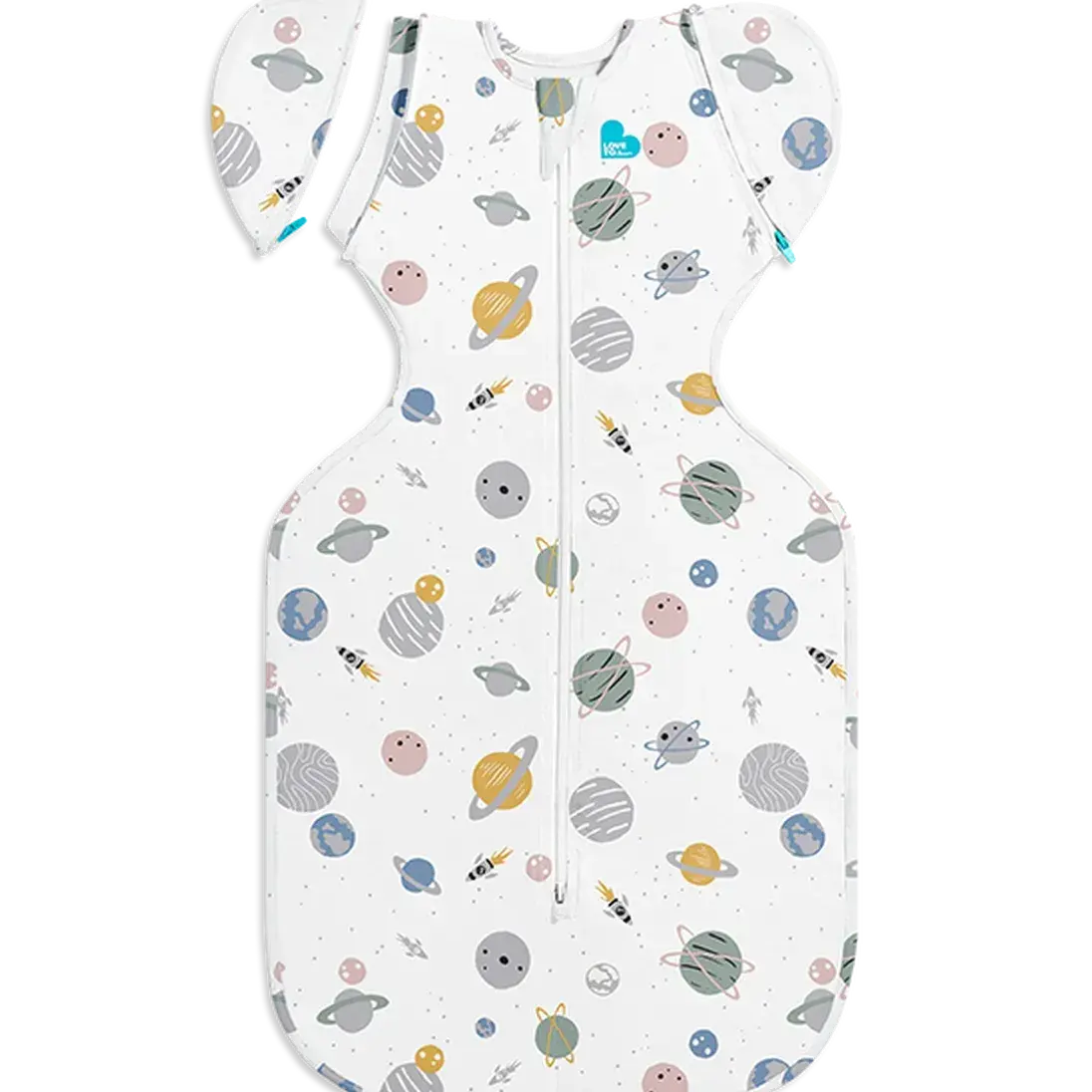 Love to Dream Swaddle Up Transition Bag Lite 0.2 Tog Space Print - Designer Collection  