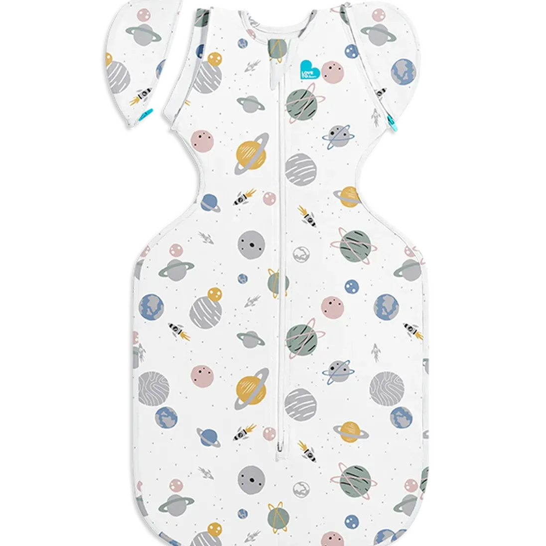 Love to Dream Swaddle Up Transition Bag Lite 0.2 Tog Space Print Des