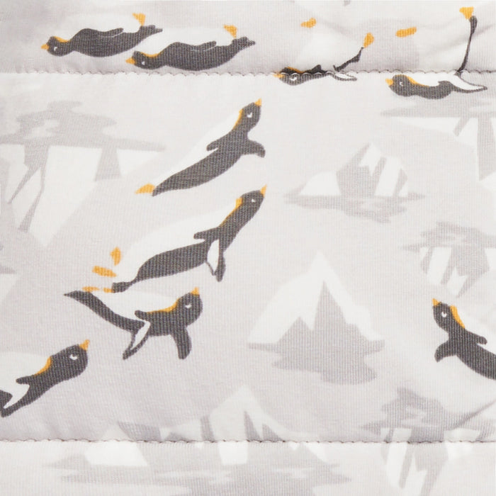 Love to Dream Swaddle UP Transition Suit Extra Warm 3.5 Tog - Penguin Parade Grey
