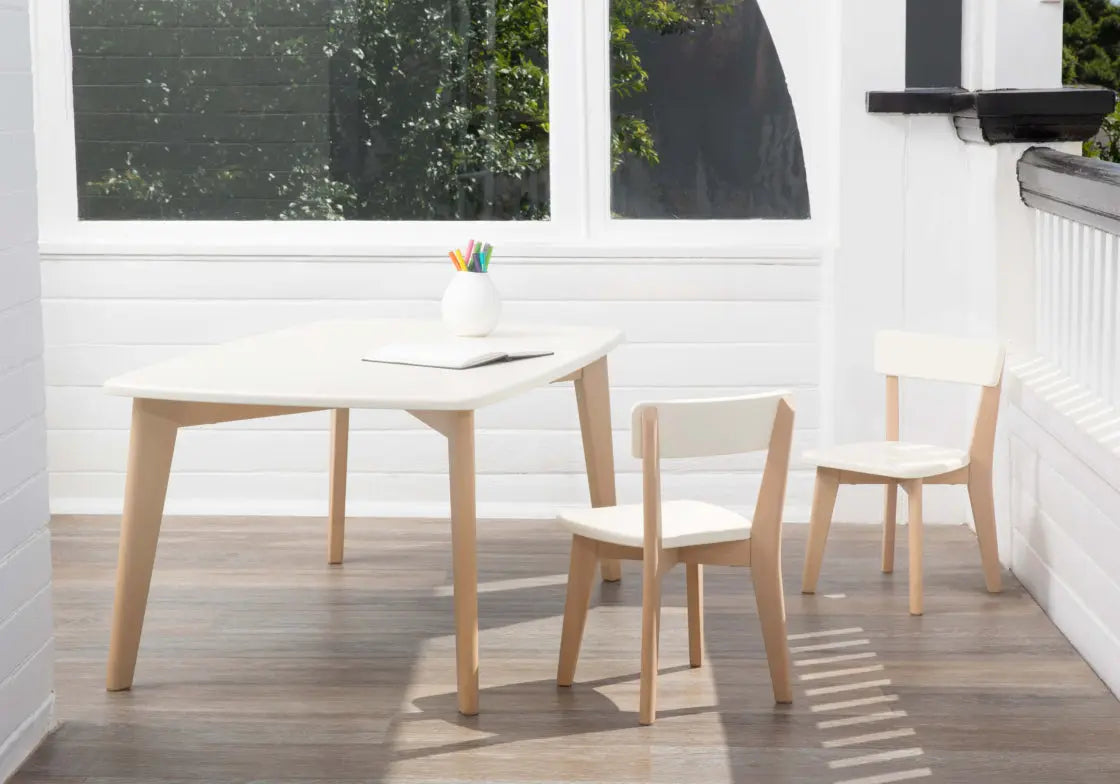 Boori Thetis Rectangular Table & Two Thetis Chairs  