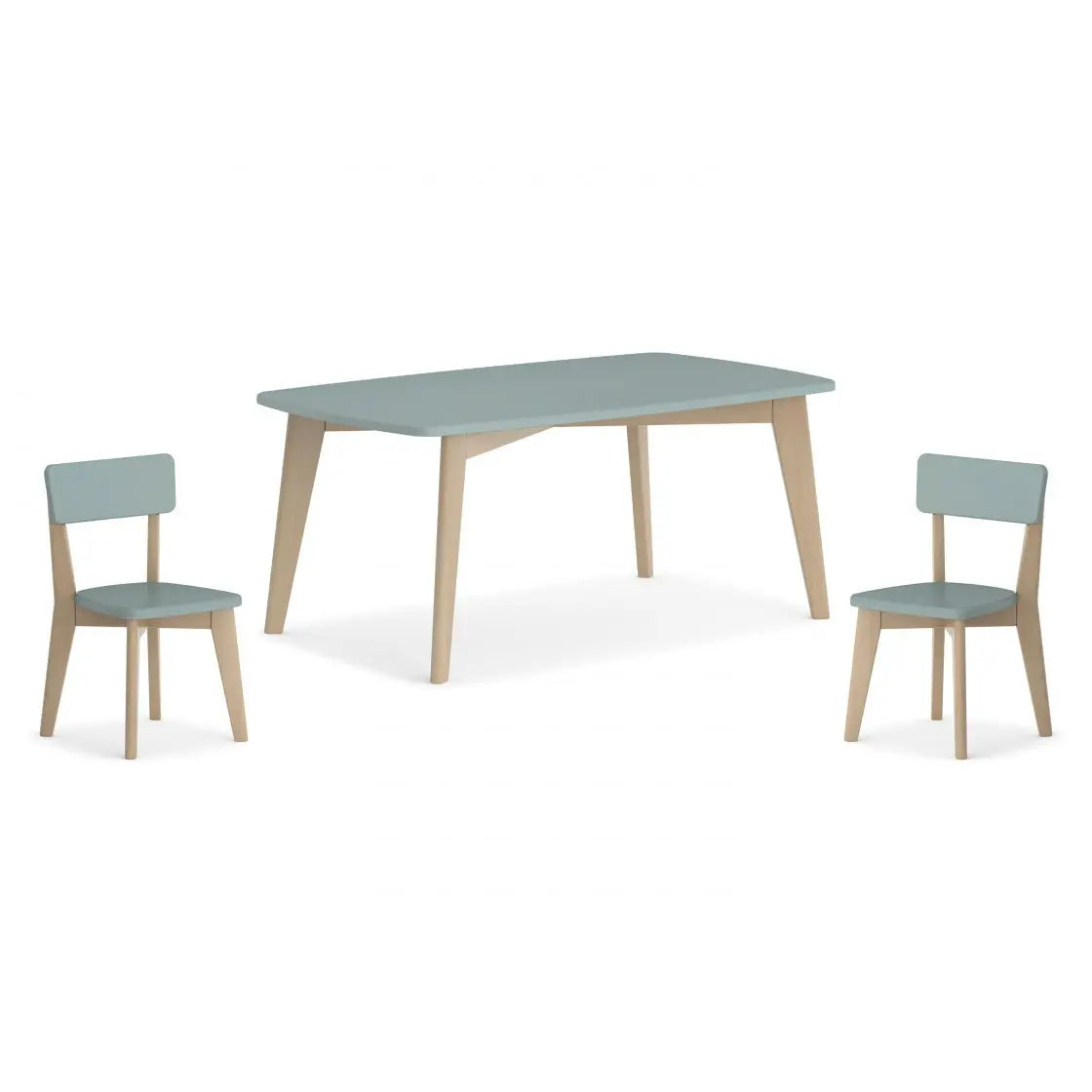 Boori Thetis Rectangular Table & Two Thetis Chairs  