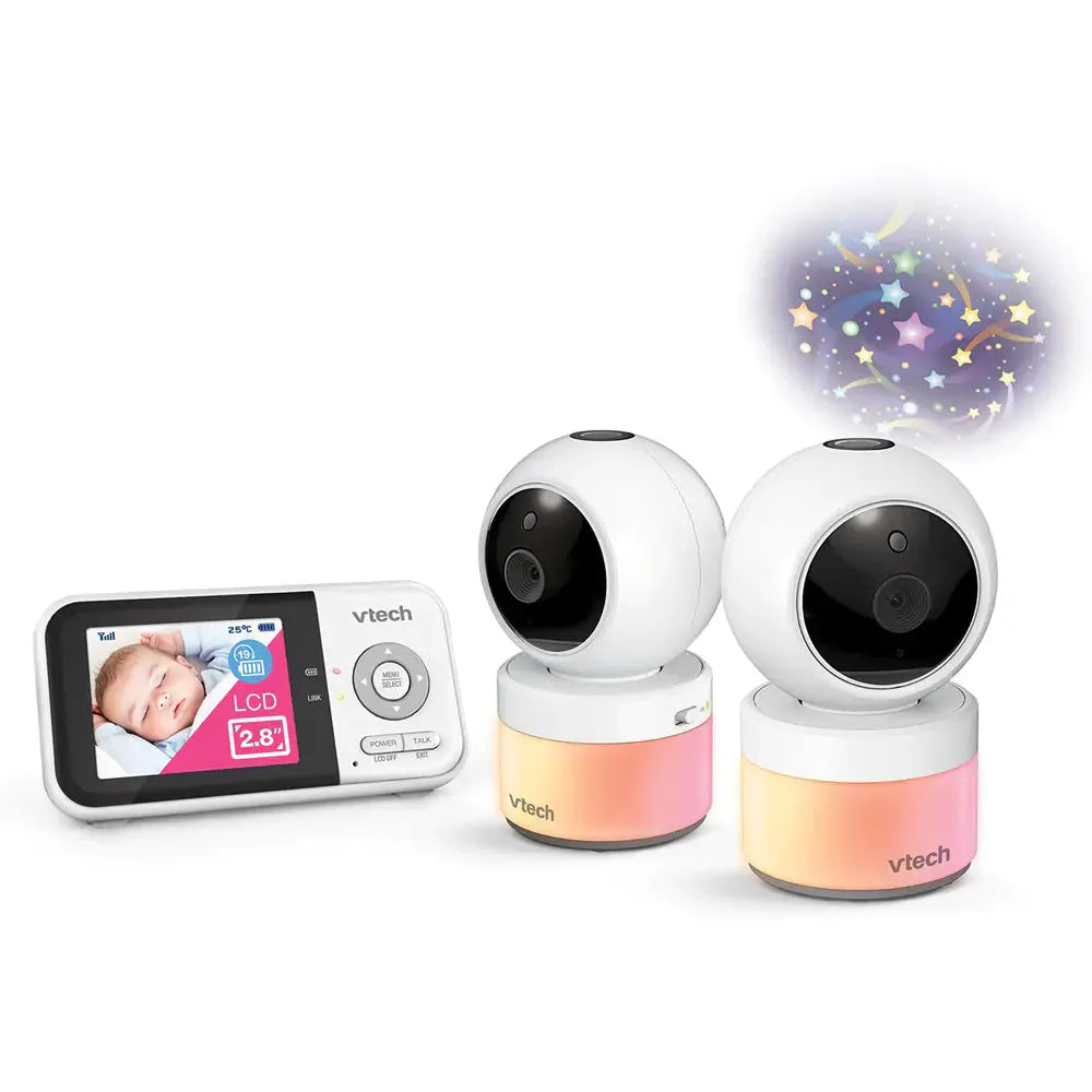 VTech BM3800N 2 Camera Pan Tilt Video Audio Baby Monitor