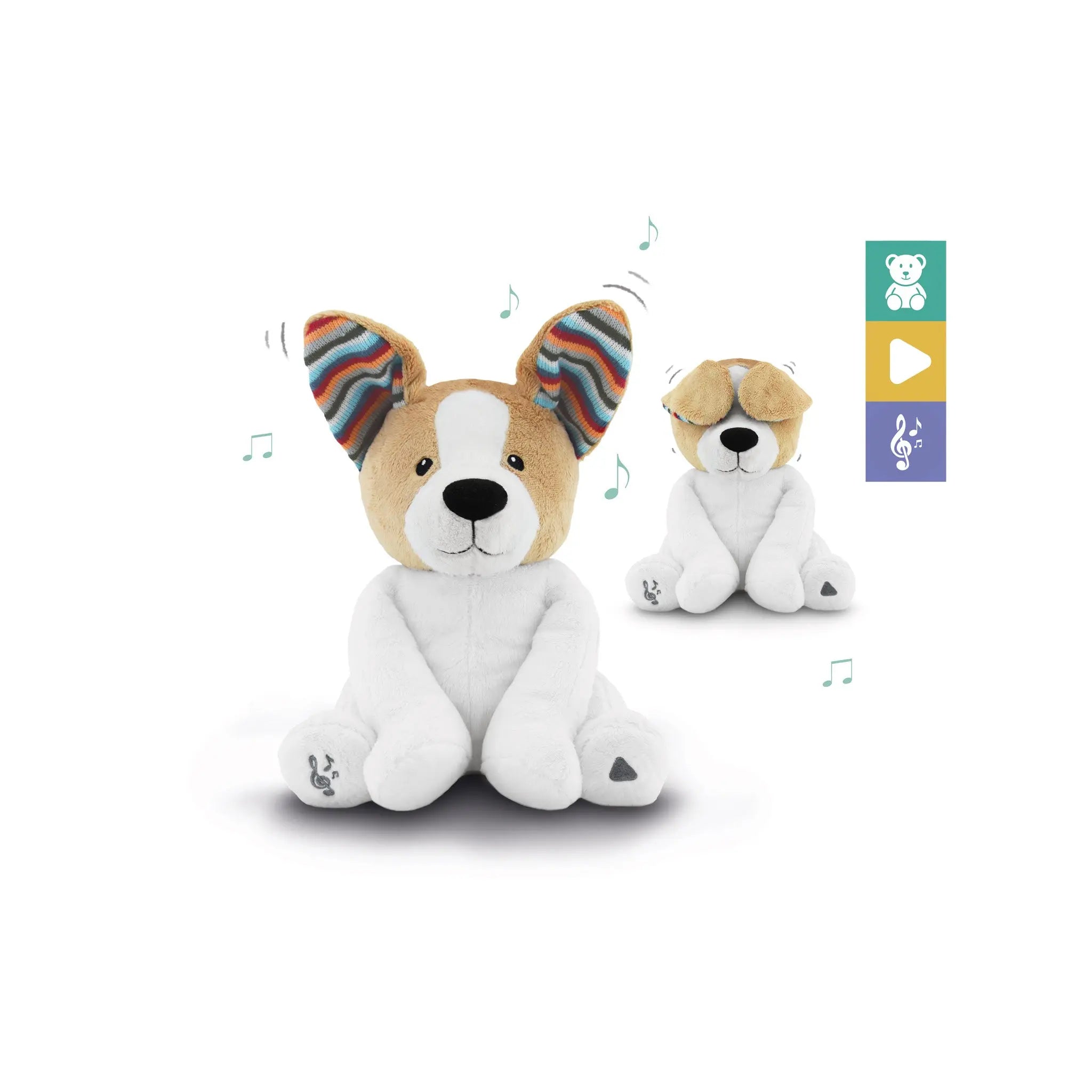 ZAZU Peek-a-Boo Soft Toy - Danny-Playtime - Activities Toys-Baby Little Planet