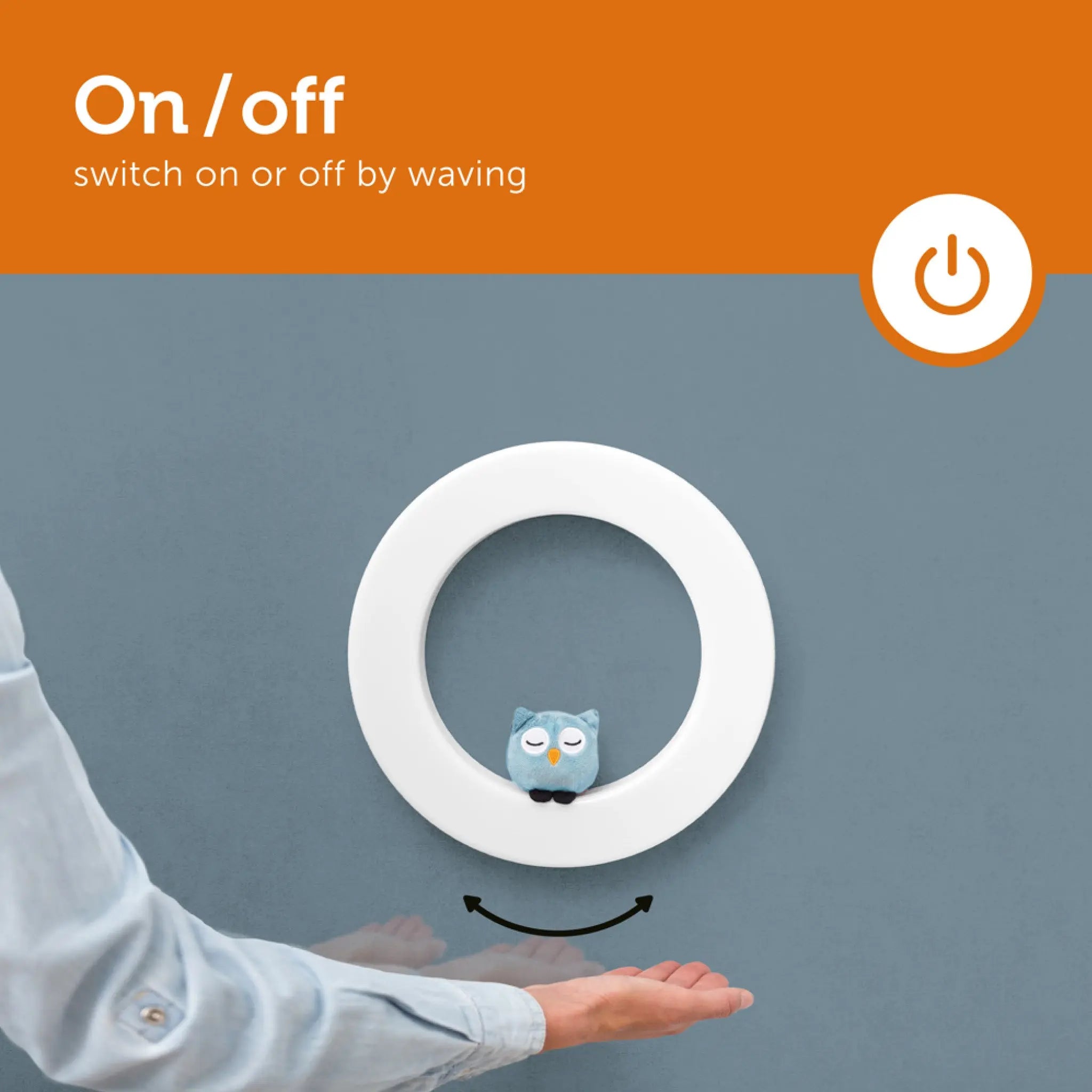 Zazu - Wall Light With Plush-Bedtime - Night Light-Baby Little Planet