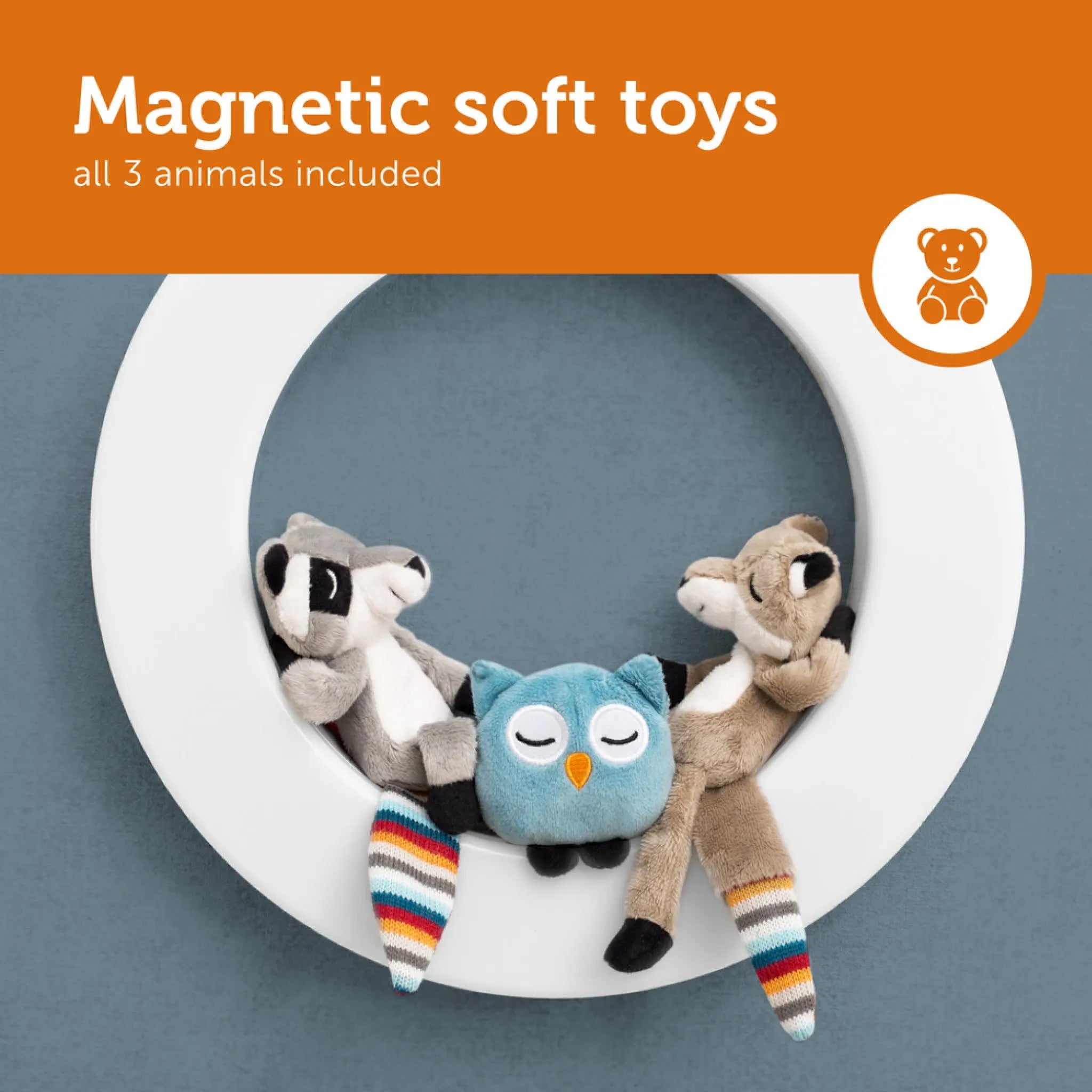 Zazu - Wall Light With Plush-Bedtime - Night Light-Baby Little Planet