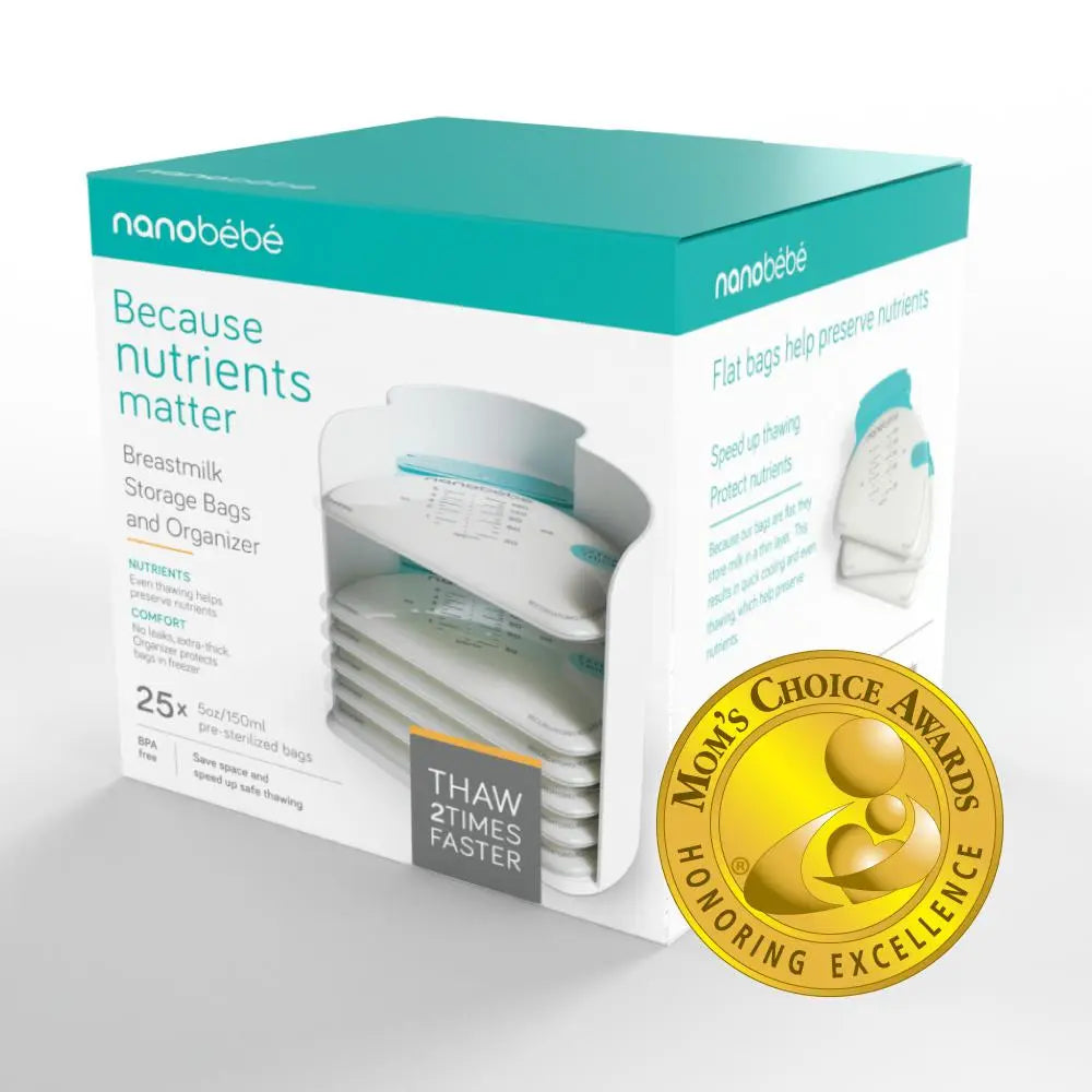NANOBEBE BREASTMILK STORAGE BAGS-Feeding - Bottles & Dummies-Nanobebe | Baby Little Planet
