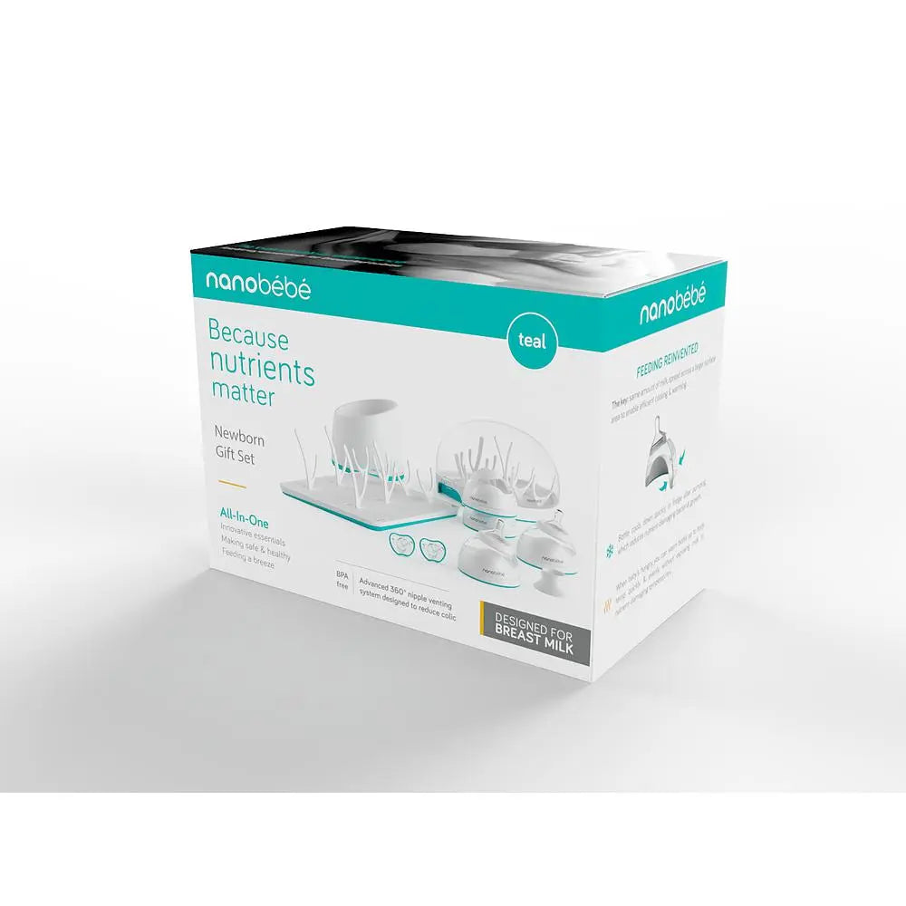 NANOBEBE NEWBORN GIFT SET-Feeding - Bottles & Dummies-Nanobebe | Baby Little Planet