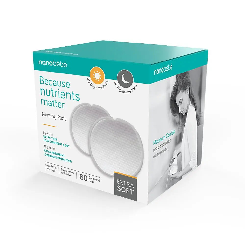 NANOBEBE DAY & NIGHT NURSING PADS-Feeding - Bottles & Dummies-Nanobebe | Baby Little Planet