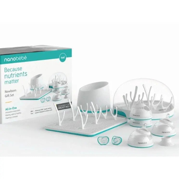 NANOBEBE NEWBORN GIFT SET-Feeding - Bottles & Dummies-Nanobebe | Baby Little Planet