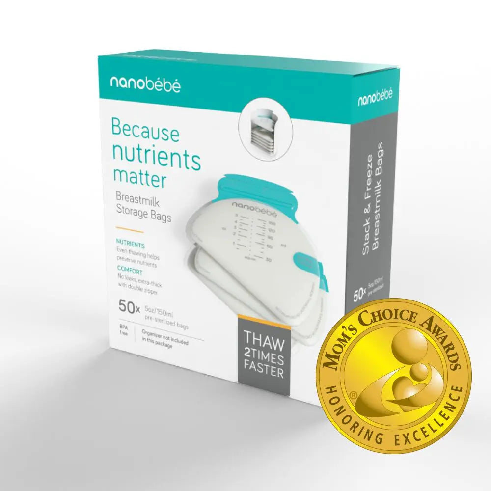 NANOBEBE BREASTMILK STORAGE BAGS-Feeding - Bottles & Dummies-Nanobebe | Baby Little Planet
