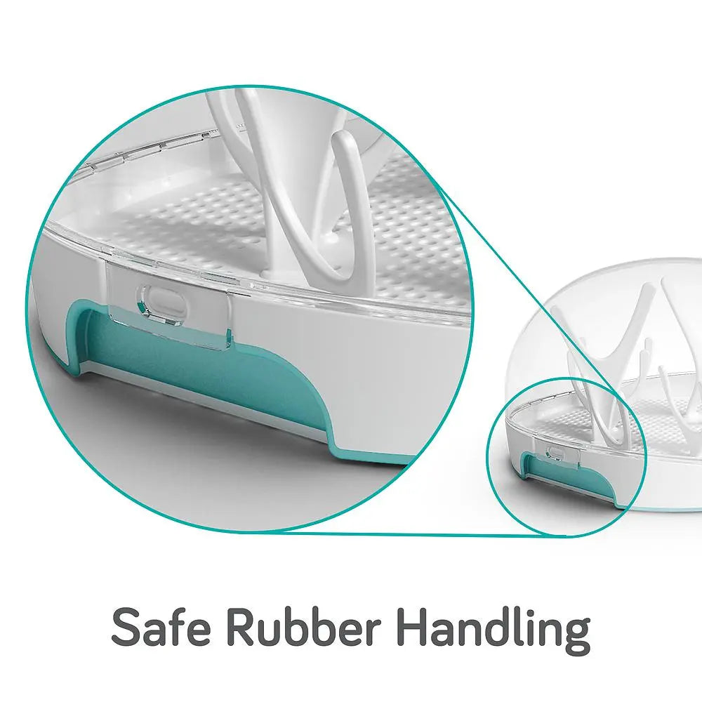 NANOBEBE MICROWAVE STEAM STERILISER-Feeding - Bottles & Dummies-Nanobebe | Baby Little Planet