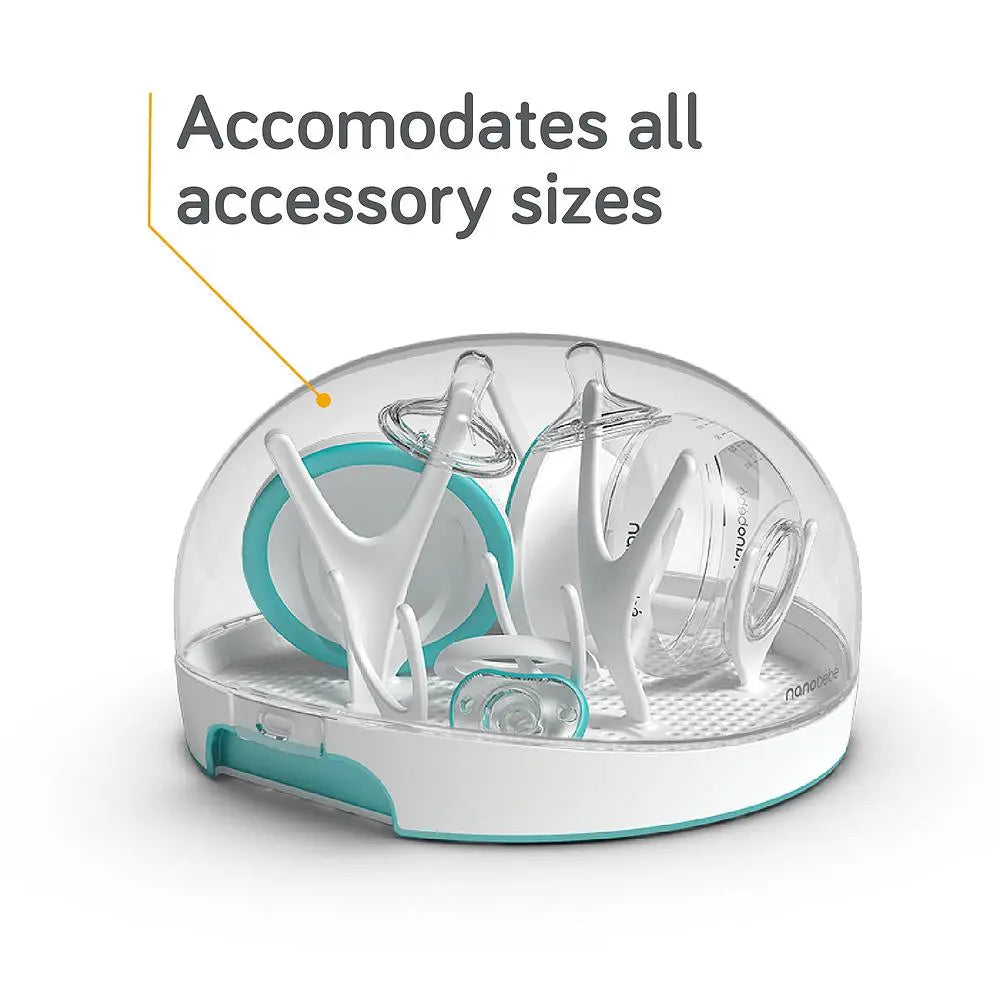 NANOBEBE MICROWAVE STEAM STERILISER-Feeding - Bottles & Dummies-Nanobebe | Baby Little Planet