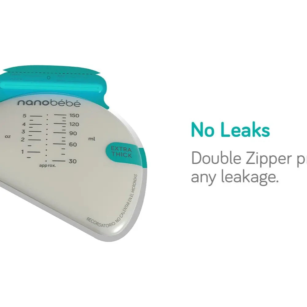 NANOBEBE BREASTMILK STORAGE BAGS-Feeding - Bottles & Dummies-Nanobebe | Baby Little Planet