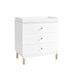 Babyletto Gelato Changer-Dresser White & Washed Natural Feet-Nursery Furniture - Drawers-Babyletto | Baby Little Planet