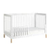 Babyletto Gelato Convertible Cot White & Washed Natural Feet-Nursery Furniture - Cots-Babyletto | Baby Little Planet