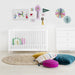 Babyletto Gelato Convertible Cot White & Washed Natural Feet-Nursery Furniture - Cots-Babyletto | Baby Little Planet