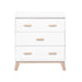 Babyletto Scoot Changer-Dresser White/ Washed Natural-Nursery Furniture - Drawers-Babyletto | Baby Little Planet