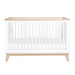 Babyletto Scoot Convertible Cot White/ Washed Natural-Nursery Furniture - Cots-Babyletto | Baby Little Planet