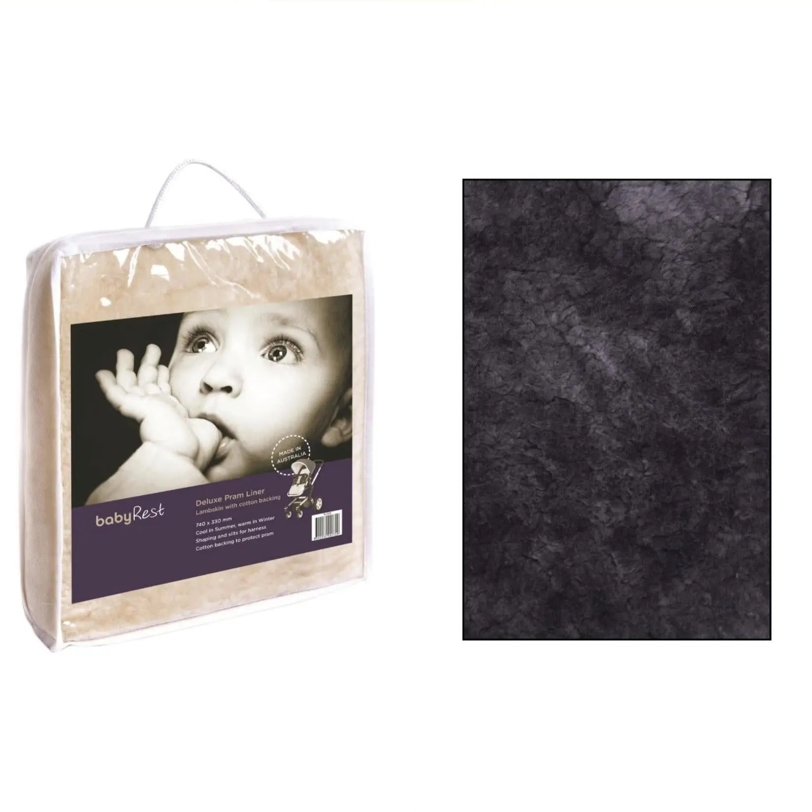 Babyrest Lambskin Pram Liner-Babyrest-Baby Little Planet