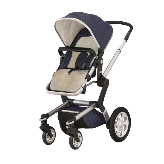 Baby Comfort Deluxe Lambskin Pram Liner - Black-Prams Strollers - Liners-Baby Rest | Baby Little Planet