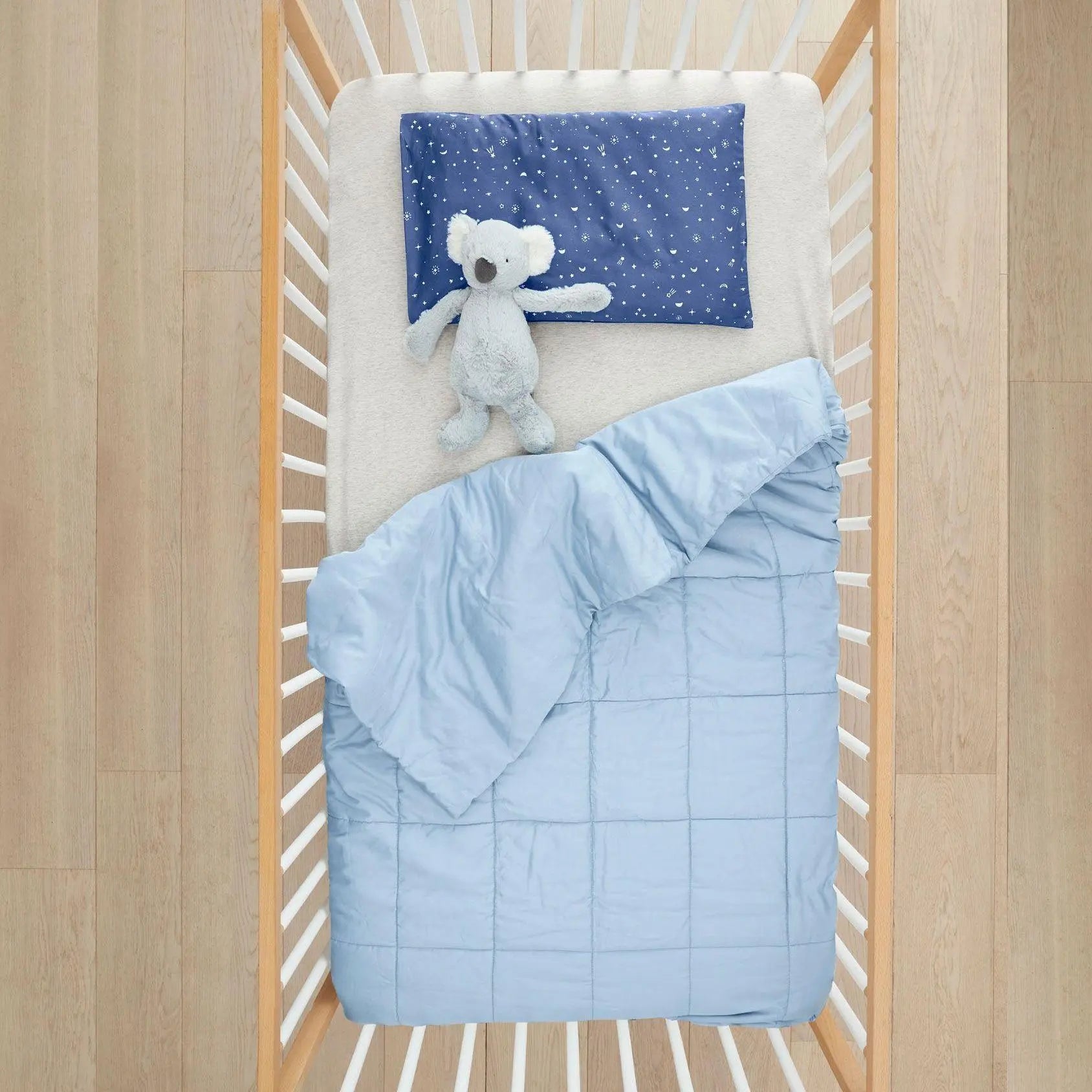 ergoPouch Organic Fitted Sheet Cot 0.2/ 1.0 Tog-Bedtime - Cot Sheets