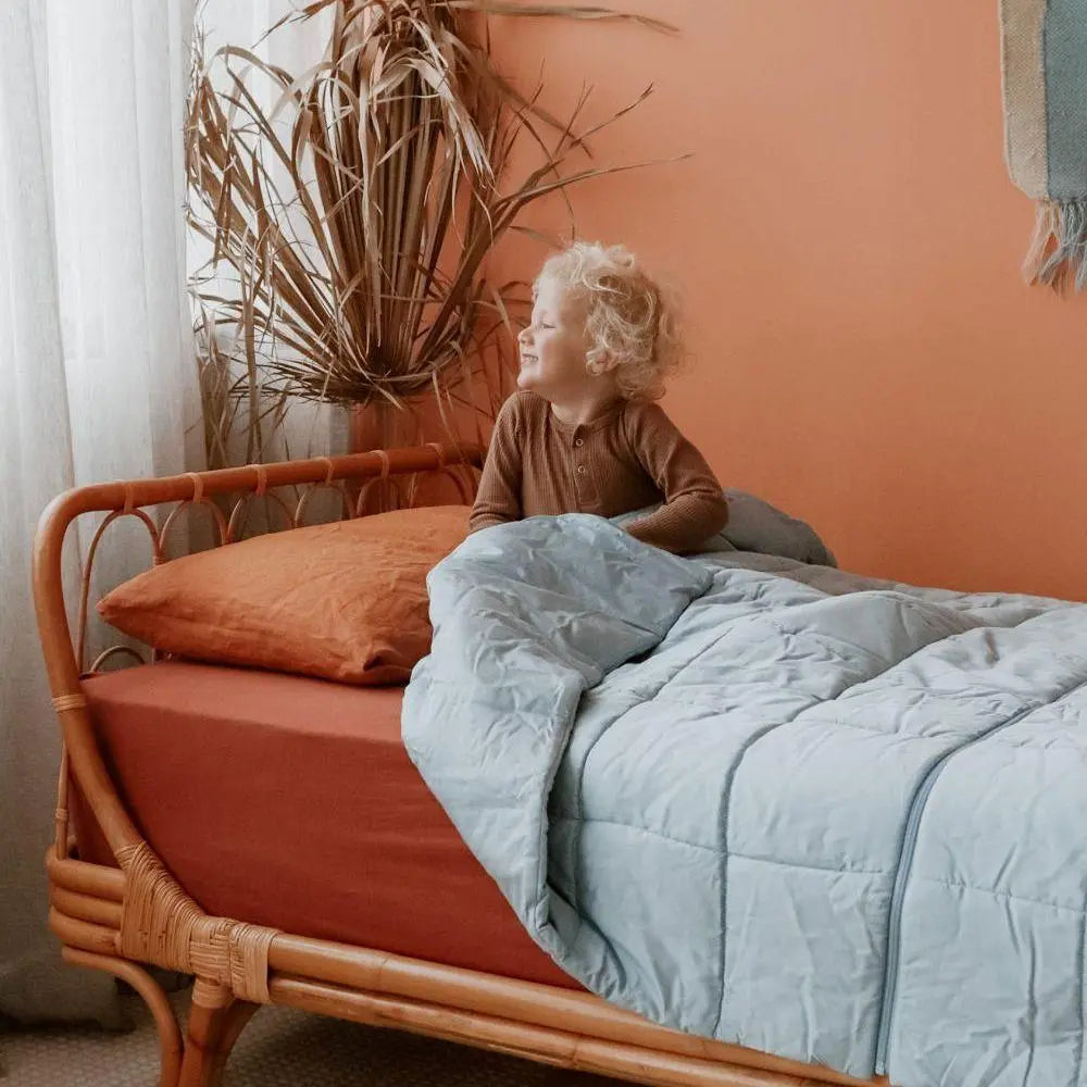 ergoPouch Organic Fitted Sheet Cot 0.2/ 1.0 Tog-Bedtime - Cot Sheets