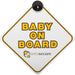 Infasecure Baby On Board Sign-Prams Strollers - Accessories-Baby Little Planet Hoppers Crossing