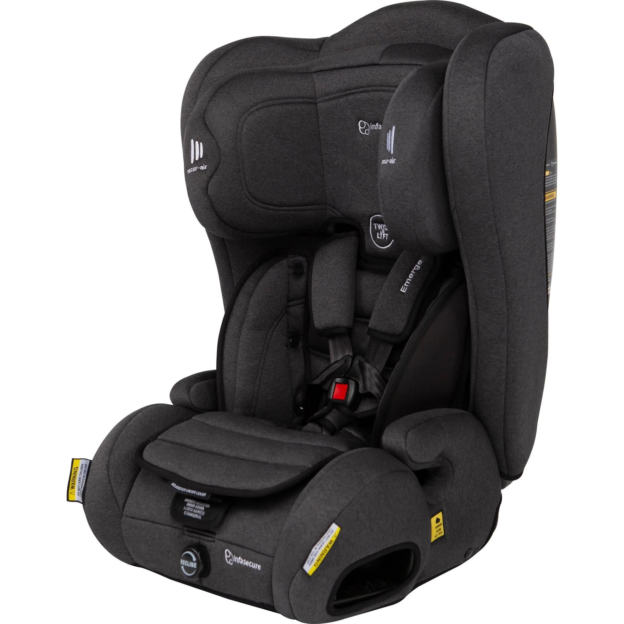 Infa Secure Emerge Go (6m to 8 Years)-Car Safety - Forward Facing Car Seats 6m-8yrs-Infa Secure | Baby Little Planet