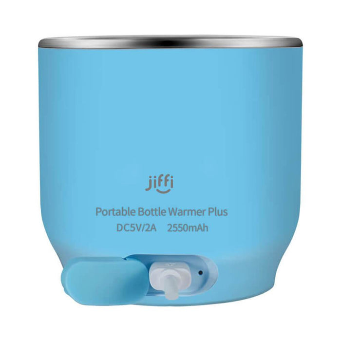 JIFFI PORTABLE BABY BOTTLE WARMER BLUE-Feeding - Steamers & Warmers-Jiffi | Baby Little Planet
