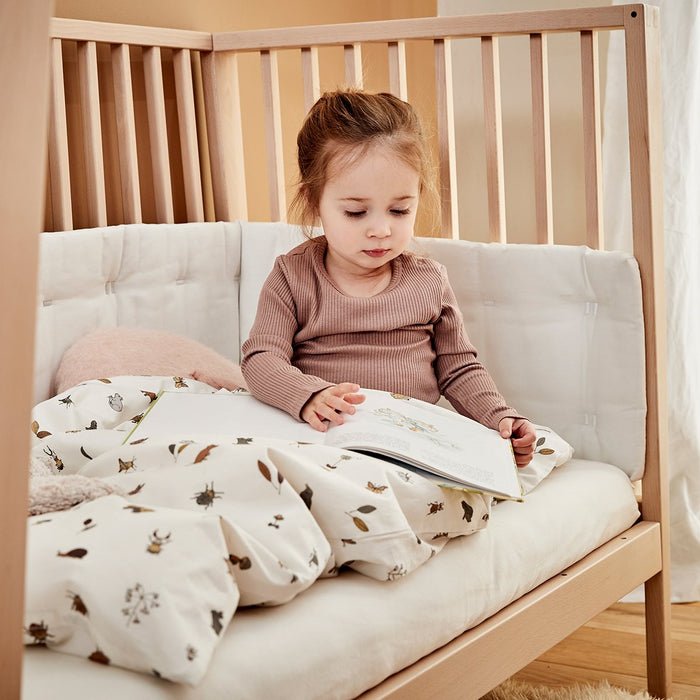 Leander Linea Cot Bundle-Nursery Furniture - Cots-Baby Little Planet