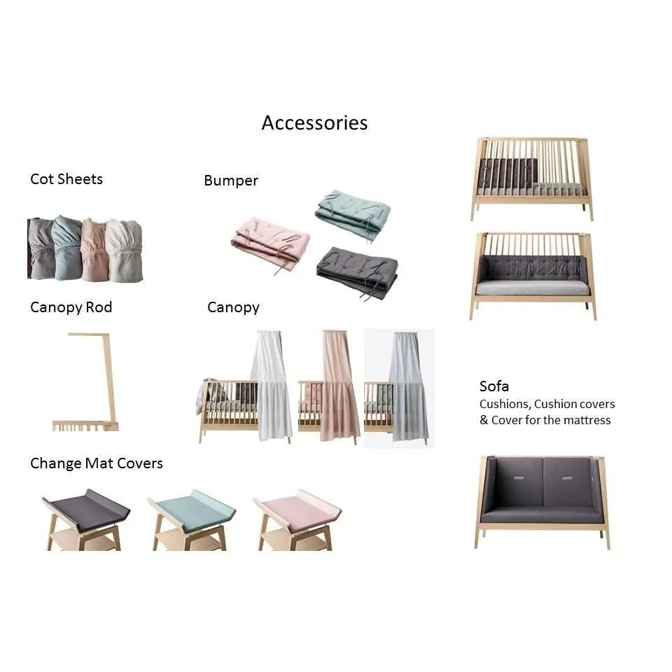 Leander Linea Change Mattress Cover-Nursery Furniture - Accessories-Leander | Baby Little Planet