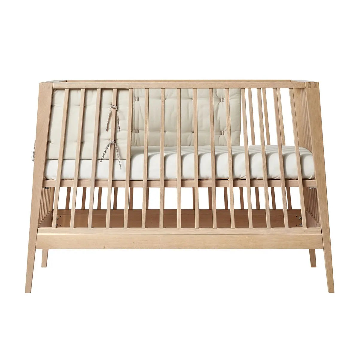 Leander Linea Organic Cot Bumper (Ship by Late August)-Nursery Furniture - Accessories-Baby Little Planet Hoppers Crossing