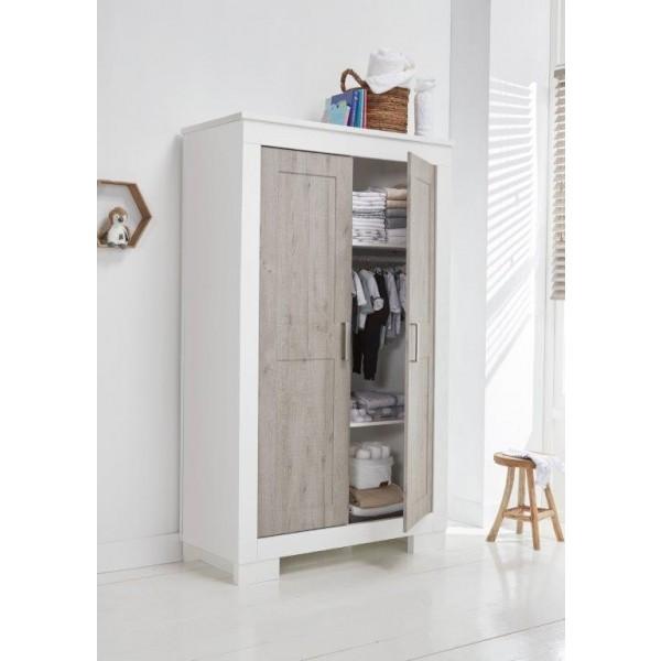 Love N Care Lucca Wardrobe White Ash-Nursery Furniture - Wardrope-Love n Care | Baby Little Planet